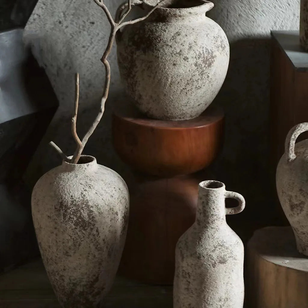 Jingdezhen Pottery Vase - Mediterranean Style