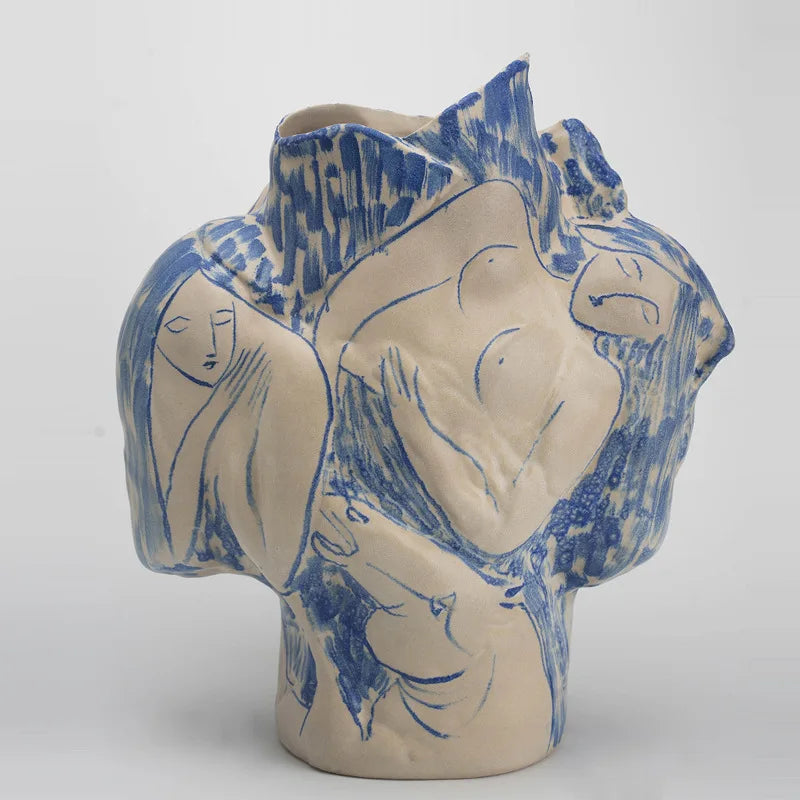 Handmade Abstract Ceramic Vase