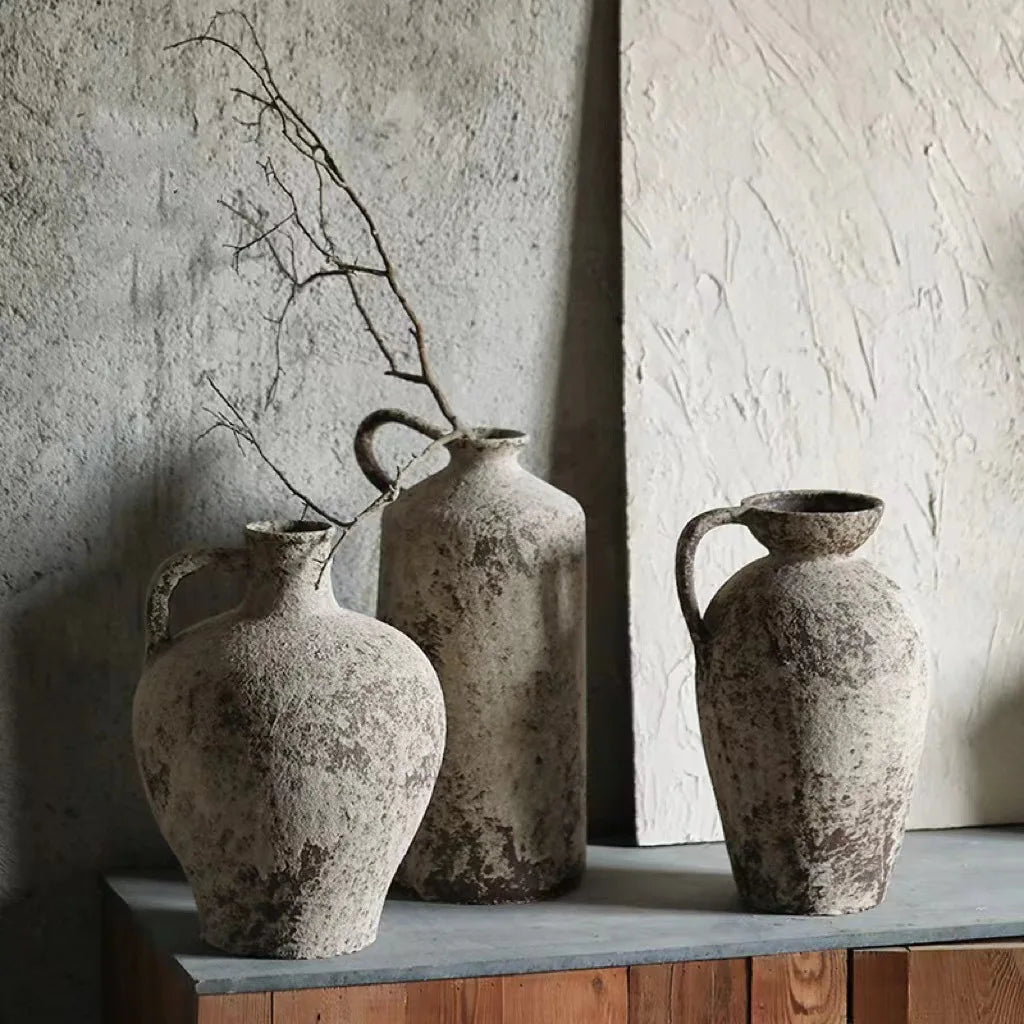 Jingdezhen Pottery Vase - Mediterranean Style