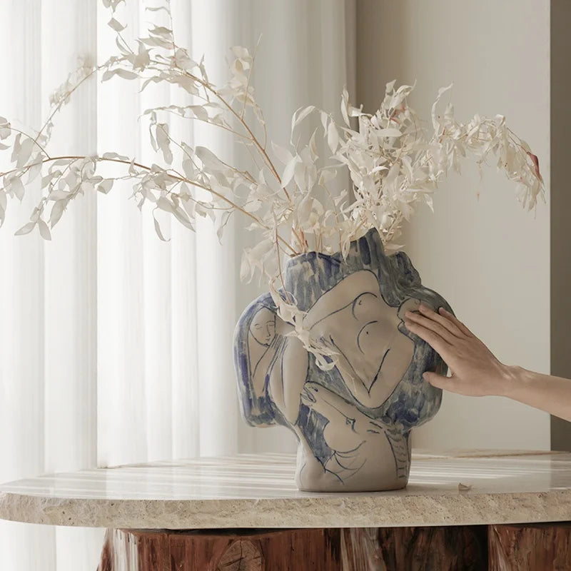 Handmade Abstract Ceramic Vase